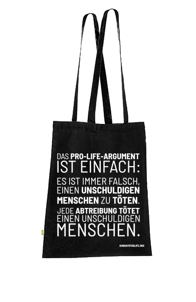 Vorschau Tasche „Das pro-life-Argument“